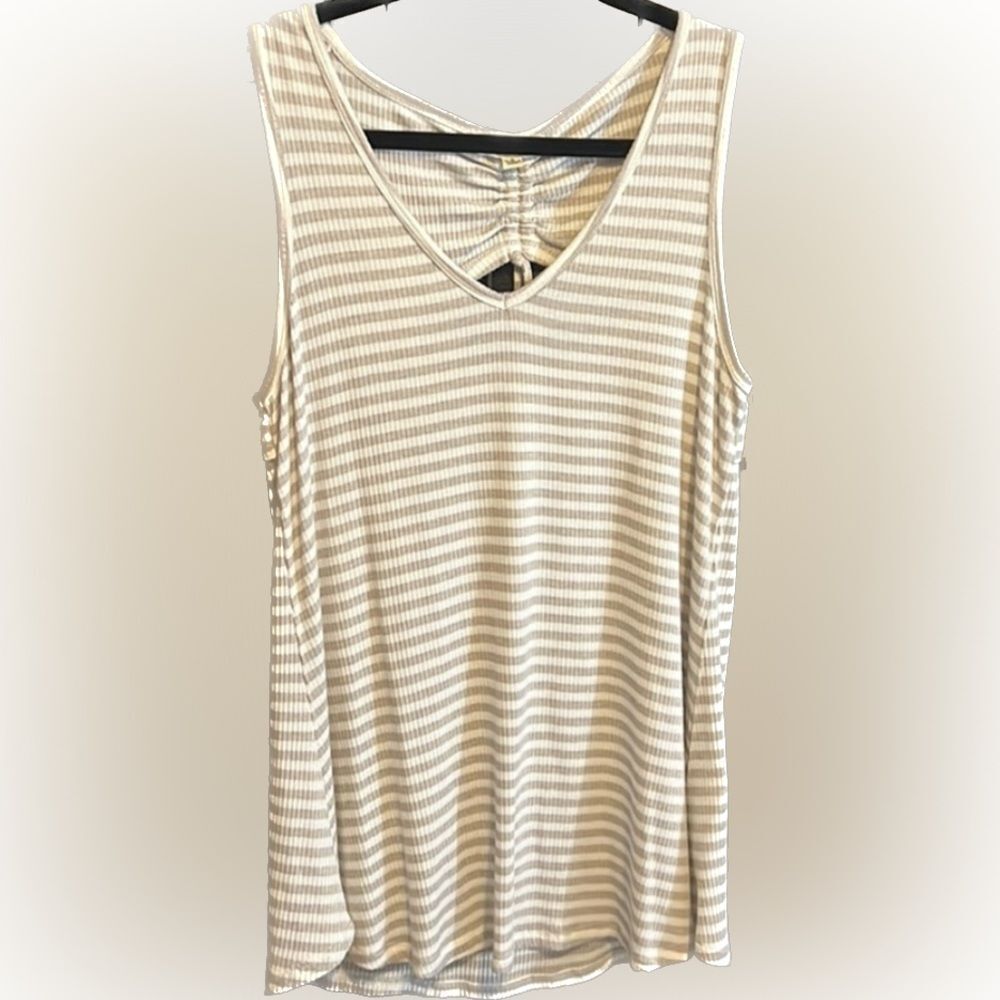 Jane and Delancey Striped Tank Size Small